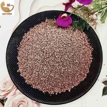 Crushed/Irregular purple flame coarse cat litter(1mm-3.5mm)